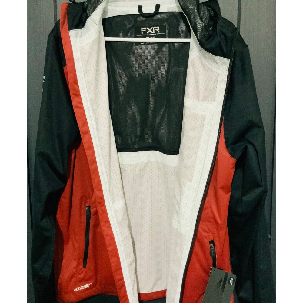 Mens FXR Force Dual‎ Laminate Waterproof Adjustable Softshell Rust/Blk Jacket XL - Picture 8 of 9